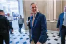  ?? Photograph: Shawn Thew/EPA ?? The former House speaker Kevin McCarthy in Washington on Thursday, as House Republican­s worked to garner enough votes to elect a new speaker.