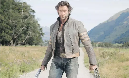  ??  ?? The Alberta-born Wolverine, as depicted by Hugh Jackman, is the consummate Canadian hero — identity crisis and all.
