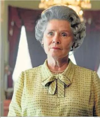  ?? NETFLIX ?? Primera imagen de la actriz Imelda Staunton en la piel de la reina Isabel de Inglaterra.