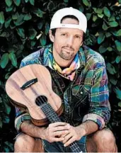  ?? CHRIS PIZZELLO/AP ?? Jason Mraz poses for a portrait at his home in Oceanside, California, to promote his album “Look for the Good.”