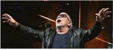  ??  ?? „I used to be an Animal“: Als Eric Burdon im Brenzpark die Krallen zeigte.