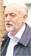  ??  ?? ‘Disappoint­ed’: Jeremy Corbyn