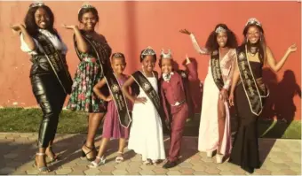  ??  ?? The category winners of 2019 who will crown the new winners: Achuma Ngalo, Thimna Swart, Minentle Mfumbe, Siphosethu Makaula, Simamkele Mini Mfumbe, Lukhona Mbalo and Andisiwe Niemand.