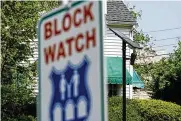  ?? ADAM CAIRNS / COLUMBUS DISPATCH ?? A Flock Safety surveillan­ce camera can be seen near the entrance of the Columbus suburb of Minerva Park. The equipment is used in about 1,400 cities. Flock has 16 contracts in Greater Columbus, six of them with law enforcemen­t.