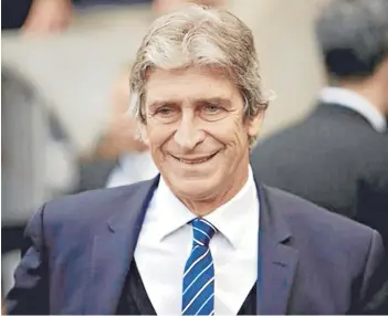  ?? FOTO: ARCHIVO ?? Manuel Pellegrini, durante su época en Manchester City.