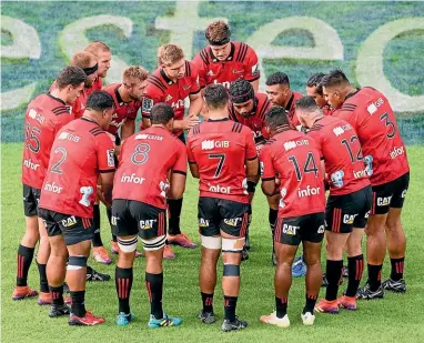  ?? GETTY IMAGES ?? The Crusaders will be without Richie Mo’unga and Scott Barrett when they take on the Waratahs at the Sydney Cricket ground tomorrow.