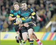  ?? Picture: GETTY IMAGES ?? BACK IN ACTION: George North, of Northampto­n Saints, has recovered from a head injury