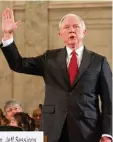  ?? Foto: M. Riley, afp ?? Hat er gelogen? Für Justizmini­ster Jeff Sessions wird es eng.