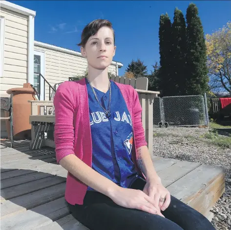  ?? GREG PENDER ?? Saskatoon resident Ashley Hague, whose boyfriend Zachary Straughan died following a dispute at a bowling alley in Winkler, Man., said she hopes the man charged with assault in the case is charged with murder. Winkler police say the charge may be...