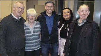  ?? Pic: ?? Pictured at the count at The Sligo Park Hotel are Micheal O’Donnell, Annie Conway, James Conway, Roisin Perry and Jimmy Reynolds. Carl Brennan.