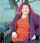  ?? Schaufeld ?? Prudence Walker says disabled people can feel lonely in public because ‘‘non-disabled people’s actions can discrimina­te against us’’.
Reporting from Mandy Te, Lucy Xia and Helen