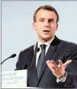  ?? PHOTO: EPA-EFE ?? French President Emmanuel Macron delivers a speech last month. He has a showdown with unions on his hands, and the former investment banker now faces his toughest tests yet.