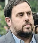  ?? SERGI ALCAZAR BADIA ?? El líder de ERC, Oriol Junqueras