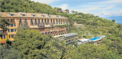  ?? Picture: © www.belmond.com ?? WORTH THE SPEND Belmond’s Hotel Splendido in Portofino, Italy.