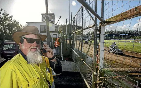  ?? CHRISTEL YARDLEY/STUFF ?? Red Wootton is very passionate about the Huntly Speedway - having been president for a number of years.