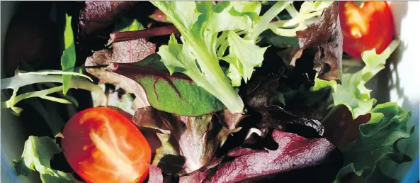  ?? DEAN FOSDICK ?? No one wants food poisoning! Growing produce might seem like a good idea, but all fresh foods run the risk of causing food-borne illness. Make sure to protect yourself.