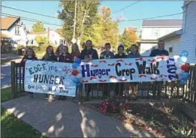  ?? SUBMITTED PHOTO ?? In 2017, the third annual Verona CROP Walk raised nearly $2,200to fight hunger locally and worldwide.