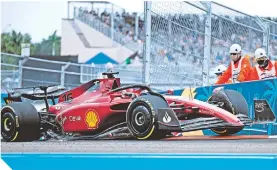  ?? ?? 2
Carlos Sainz y Charles Leclerc pasaron problemas con las bardas del circuito.