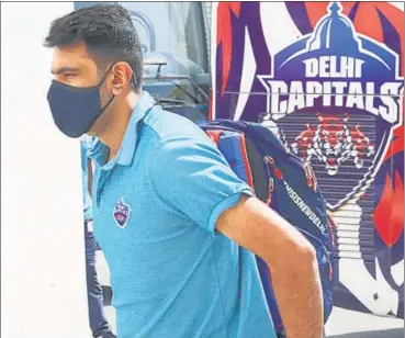  ?? BCCI ?? Delhi Capitals’s Ravichandr­an Ashwin pulled out of IPL saying he wanted to stay with his family during the pandemic.