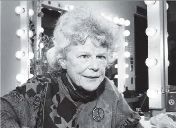  ?? LES BAZSO/FILES ?? Joy Coghill made a mark on Canadian theatre as both an actor and director.