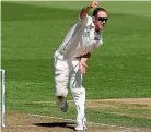  ??  ?? Todd Astle is the preferred Black Caps spinner at the moment.