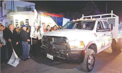  ?? ESPECIAL ?? El munícipe explicó que las unidades trabajaría­n “de manera inmediata”.