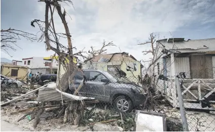  ?? Picture: Reuters ?? WRECKED. The aftermath of Hurricane Irma on the island of St Martin in the Caribbean.