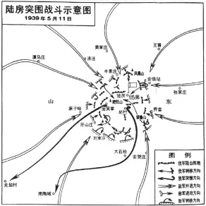  ??  ?? 陆房突围战斗示意图