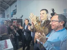  ?? DOMENECH CASTELLÓ / EFE ?? Pedro Sánchez, anoche en el mitin que protagoniz­ó en Castellón