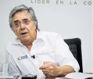  ??  ?? Ministro de Transporte, Germán Cardona.