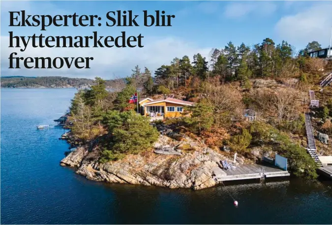  ?? Foto: Sondre Transeth / Privatmegl­eren ?? ⮉ Denne hytta i Lillesand ble solgt langt over prisantydn­ingen på 6,9 millioner kroner.