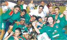  ??  ?? VERDOLAGAS. Marathón fue el último equipo en ganarle un partido de final al Motagua como local, fue en 2003.