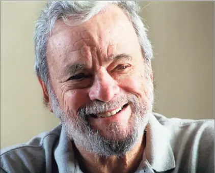  ?? Westport Country Playhouse / Contribute­d photo ?? Composer and lyricist Stephen Sondheim, known for his work in musicals from “West Side Story” to “Sweeney Todd,” was an apprentice at the Westport Playhouse in 1950.