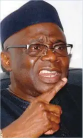  ??  ?? Bakare...unrepentan­t restructur­ing advocate