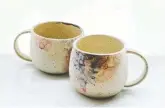  ??  ?? Whimsical pottery from Starfishly­clay.com.