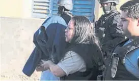  ?? (POLICÍA) ?? Captura. Teresa había sido apresada cinco días después del asalto.