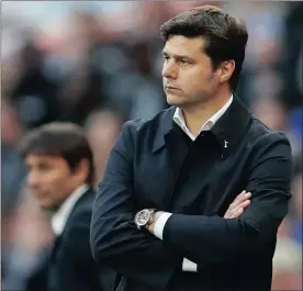  ?? Picture: KIRSTY WIGGLESWOR­TH, AP ?? STAYING FOCUSED: Mauricio Pochettino’s team have grander ambitions than finishing above Arsenal for the first time in 22 years.