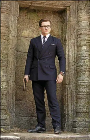  ?? TWENTIETH CENTURY FOX ?? Taron Egerton stars in “Kingsman: The Golden Circle.”