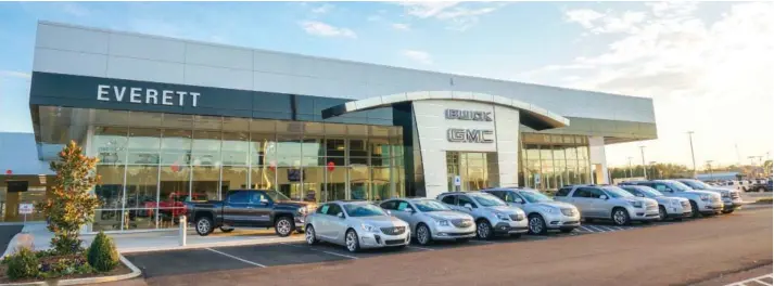  ??  ?? Everett Buick GMC in Bryant has been named the No. 1 Buick GMC dealer in the country for seven years in a row.