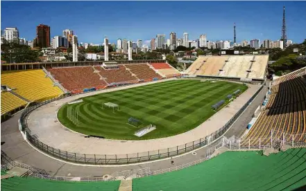  ?? Eduardo Knapp - 9.ago.18/Folhapress ?? Estádio do Pacaembu, na região central de SP, que teve a concessão travada na Justiça