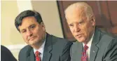  ?? FOTO: AFP ?? Joe Biden (rechts) und Ron Klain im Jahr 2014.