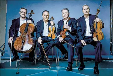  ?? JUERGEN FRANK ?? The Emerson String Quartet, now on its farewell tour, will perform April 16 in La Jolla.