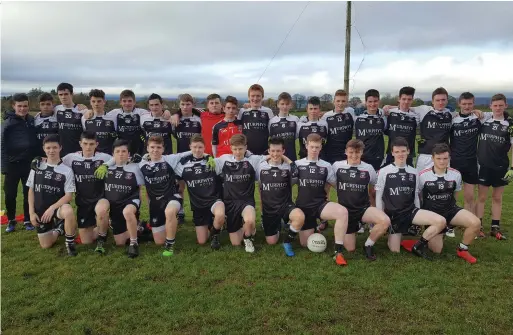  ??  ?? Seven clubs from South Sligo are represente­d in the St Attracta’s Junior side which are hoping to clinch the Connacht ‘ A’ League title on Monday next when they place St Jarlath’s, Tuam, in Ballyhauni­s.