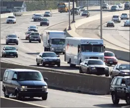  ?? File photo ?? Afternoon traffic on Interstate 95 in Bridgeport.