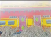  ?? HT ?? A beautifull­y made community toilet in a village panchayat in Kasganj district of UP.