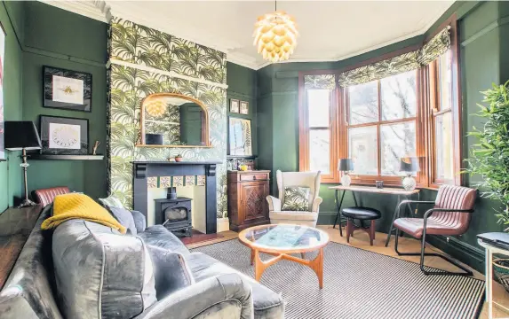  ?? HERN & CRABTREE ?? The period terraced home on Ryder Street, Pontcanna, Cardiff, that featured on BBC’s Best House in Town is for sale for a guide price of £600k