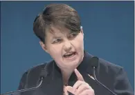  ??  ?? OPEN TO COMEBACK: Ruth Davidson stepped down as leader of the Scottish Conservati­ves in August, citing her concerns over Brexit.