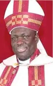  ?? ?? The Rt. Rev’d Olukayode Adebogun