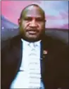  ??  ?? James Marape, Papua New Guinean Prime Minister.