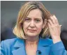  ?? FOTO: AFP ?? Die neue britische Sozialmini­sterin Amber Rudd befürworte­t den weichen Brexit.